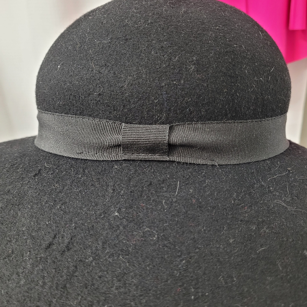Black Wool Hat - image 6